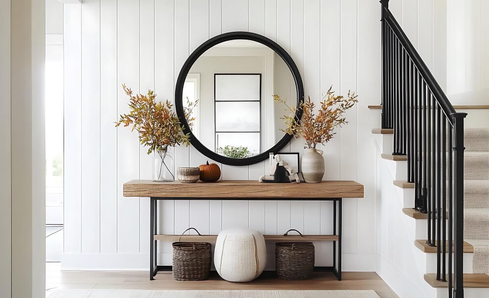 Vanity mirror with flowers and candles — reflecting quiet grief symptoms others often miss.